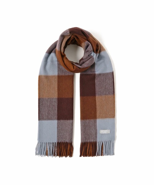 Joshua Ellis ブロックチェック カシミヤストール ストール ショール Effe Beams エッフェビームス のファッション通販 Zozotown