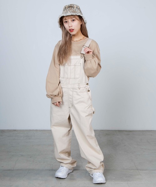 セール】WEGO/チノオーバーオール（サロペット/オーバーオール