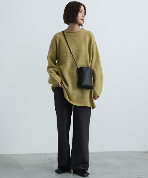 select MOCA（セレクトモカ）の「2021 AW 2WAYレイヤードニットベスト＆ニットトップスセット（ニット/セーター・レディース・ブラウン/ライトグリーン/パープル・FREE）」の20枚目の写真