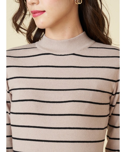 ROYAL PARTY（ロイヤルパーティー）の「【洗えるニットワンピース】タイトワンピース（ワンピース・レディース・ベージュ/レッド/ブラック/ベージュ系その他2・ｼｮｰﾄ/ﾛﾝｸﾞ）」の11枚目の写真