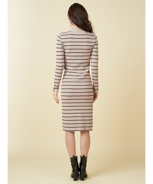 ROYAL PARTY（ロイヤルパーティー）の「【洗えるニットワンピース】タイトワンピース（ワンピース・レディース・ベージュ/レッド/ブラック/ベージュ系その他2・ｼｮｰﾄ/ﾛﾝｸﾞ）」の10枚目の写真