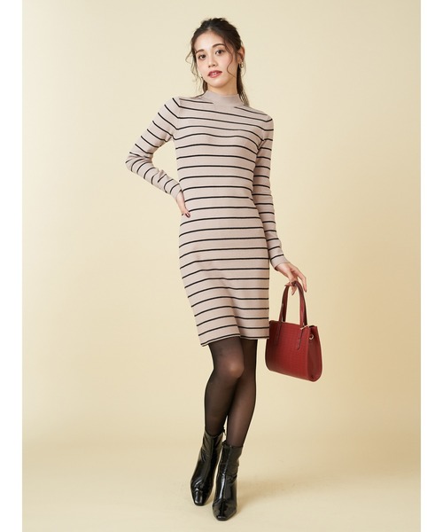 ROYAL PARTY（ロイヤルパーティー）の「【洗えるニットワンピース】タイトワンピース（ワンピース・レディース・ベージュ/レッド/ブラック/ベージュ系その他2・ｼｮｰﾄ/ﾛﾝｸﾞ）」の17枚目の写真