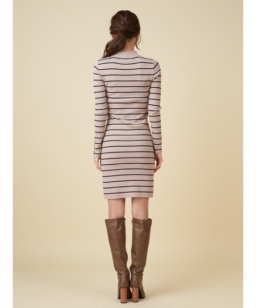 ROYAL PARTY（ロイヤルパーティー）の「【洗えるニットワンピース】タイトワンピース（ワンピース・レディース・ベージュ/レッド/ブラック/ベージュ系その他2・ｼｮｰﾄ/ﾛﾝｸﾞ）」の22枚目の写真