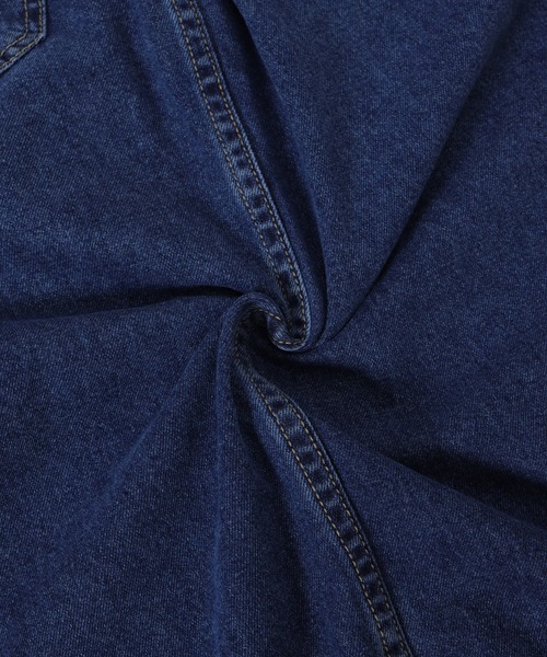 fifth calin（フィフスカラン）の「サイドスリットデニムギャザースカート（スカート・レディース・ブルー・LARGE/MEDIUM/SMALL）」の10枚目の写真