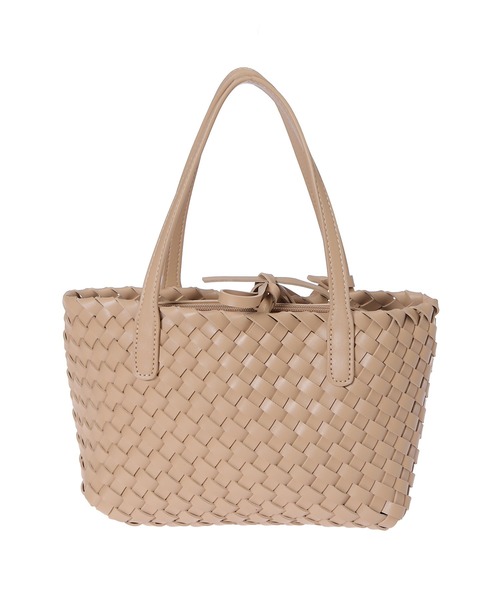 Edit Sheen（エディットシーン）の「細編みミニトートバッグ（トートバッグ・レディース・ブラック/ベージュ・FREE）」の5枚目の写真