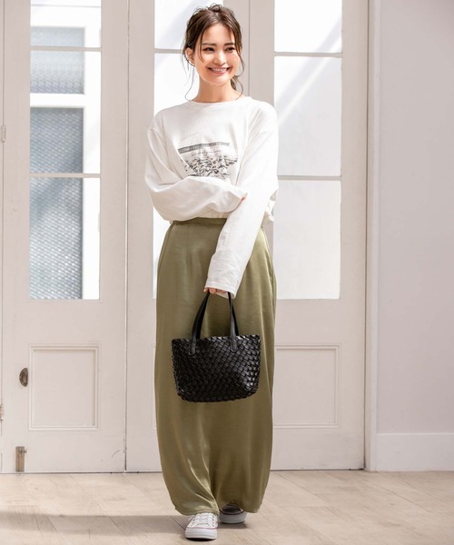 Edit Sheen（エディットシーン）の「細編みミニトートバッグ（トートバッグ・レディース・ブラック/ベージュ・FREE）」の15枚目の写真