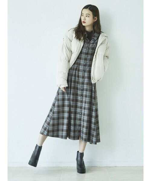 dazzlin（ダズリン）の「ロングシャツワンピース（ワンピース・レディース・ブラウン/ベージュ/その他1・FREE）」の5枚目の写真