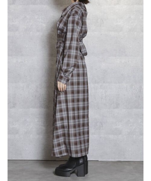 dazzlin（ダズリン）の「ロングシャツワンピース（ワンピース・レディース・ブラウン/ベージュ/その他1・FREE）」の18枚目の写真