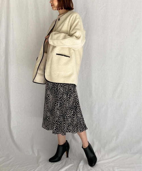 PICCIN(ピッチン)の「ドッキングワンピース(ワンピース・レディース・ブラック/アイボリー・M)」の15枚目の写真