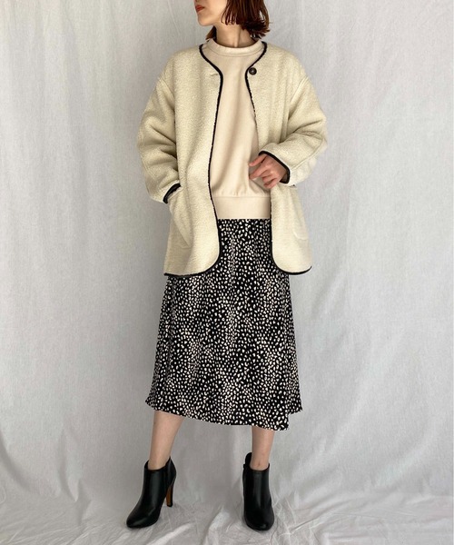PICCIN(ピッチン)の「ドッキングワンピース(ワンピース・レディース・ブラック/アイボリー・M)」の14枚目の写真
