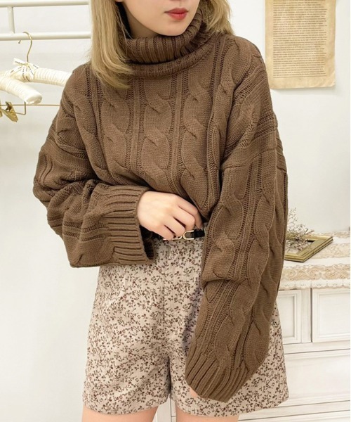 タートルケーブルニット Zozotown限定アイテム ニット セーター Apres Jour アプレジュール のファッション通販 Zozotown