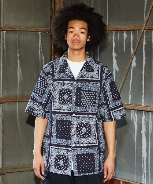 DEAR LAUREL(ディアローレル)の「DEAR LAUREL/ディアローレル 半袖シャツ D21S2401(シャツ/ブラウス・メンズ・ブラック/ネイビー/ホワイト・L/M)」の2枚目の写真