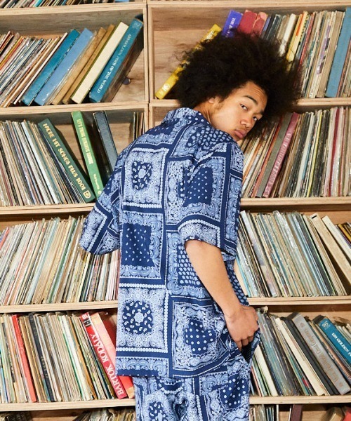 DEAR LAUREL(ディアローレル)の「DEAR LAUREL/ディアローレル 半袖シャツ D21S2401(シャツ/ブラウス・メンズ・ブラック/ネイビー/ホワイト・L/M)」の6枚目の写真