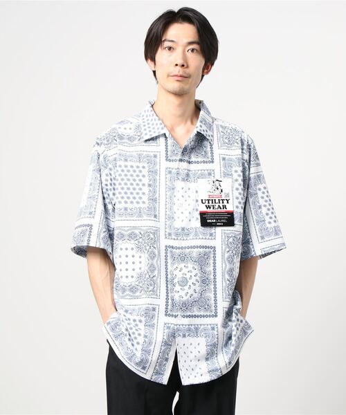 DEAR LAUREL(ディアローレル)の「DEAR LAUREL/ディアローレル 半袖シャツ D21S2401(シャツ/ブラウス・メンズ・ブラック/ネイビー/ホワイト・L/M)」の9枚目の写真