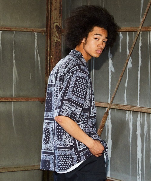 DEAR LAUREL(ディアローレル)の「DEAR LAUREL/ディアローレル 半袖シャツ D21S2401(シャツ/ブラウス・メンズ・ブラック/ネイビー/ホワイト・L/M)」の8枚目の写真