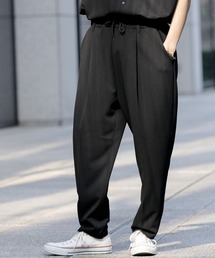 アムンゼン ストレッチ ジャージ ／ リラックス イージー ワイド テーパードパンツ