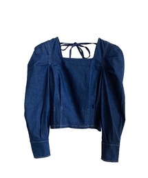 NOMAE | デニムショートブラウス(シャツ/ブラウス)