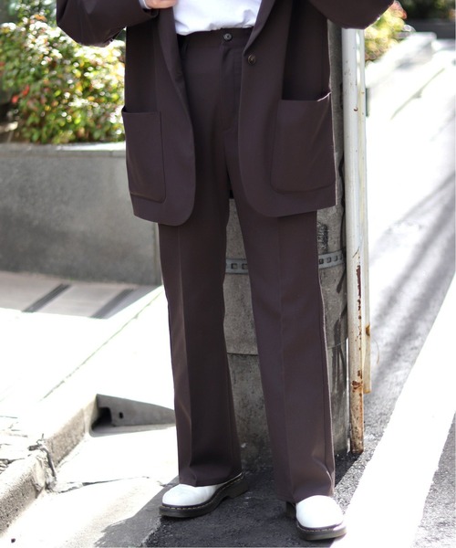 JOINT WORKS（ジョイントワークス）の「J-ストレッチツイルフレアパンツ（スラックス・レディース・ライトグレー/ネイビー/ブラウン・SMALL/MEDIUM）」の3枚目の写真