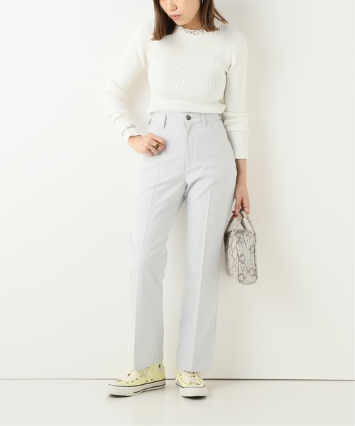 JOINT WORKS（ジョイントワークス）の「J-ストレッチツイルフレアパンツ（スラックス・レディース・ライトグレー/ネイビー/ブラウン・SMALL/MEDIUM）」の15枚目の写真