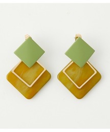 SQUARE PARTS EARRINGS/スクエアパーツイヤリング