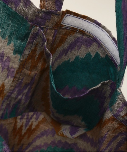 South2 West8（サウスツーウェストエイト）の「【South2 West8 / サウスツーウエストエイト】 Ikat Wave グロサリーバッグ（ショルダーバッグ・メンズ・グリーン・FREE）」の7枚目の写真