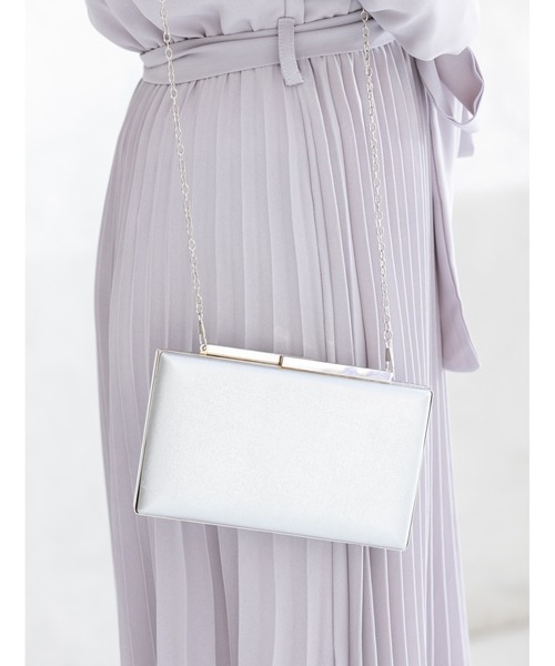 fifth（フィフス）の「スクエアクラッチバック（クラッチバッグ・レディース・シルバー/ゴールド・FREE）」の3枚目の写真