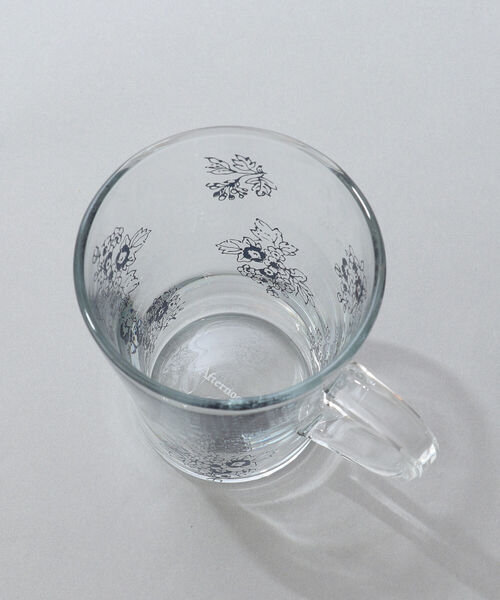 Tea アフタヌーンティー のファッション フラワー柄茶漉し付き耐熱マグカップ グラス マグカップ タンブラー Afternoon Afternoon セール