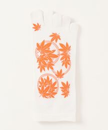 WARMTH（ワームス）の「warmth / ウォームス さくら柄/紅葉柄 五本指靴下 sakura socks WST（ソックス/靴下）」