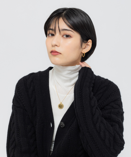 Rouge vif(ルージュヴィフ)の「丸胴フライスタートル(Tシャツ/カットソー・レディース・ピンク/ブラック/アイボリー・フリー)」の4枚目の写真