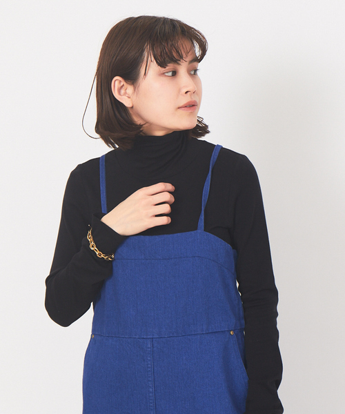 Rouge vif(ルージュヴィフ)の「丸胴フライスタートル(Tシャツ/カットソー・レディース・ピンク/ブラック/アイボリー・フリー)」の9枚目の写真