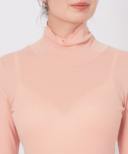 Rouge vif(ルージュヴィフ)の「丸胴フライスタートル(Tシャツ/カットソー・レディース・ピンク/ブラック/アイボリー・フリー)」の14枚目の写真