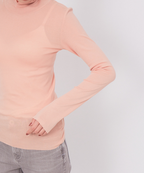 Rouge vif(ルージュヴィフ)の「丸胴フライスタートル(Tシャツ/カットソー・レディース・ピンク/ブラック/アイボリー・フリー)」の15枚目の写真