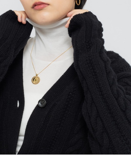 Rouge vif(ルージュヴィフ)の「丸胴フライスタートル(Tシャツ/カットソー・レディース・ピンク/ブラック/アイボリー・フリー)」の2枚目の写真