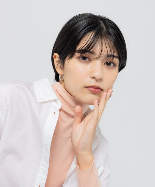 Rouge vif(ルージュヴィフ)の「丸胴フライスタートル(Tシャツ/カットソー・レディース・ピンク/ブラック/アイボリー・フリー)」の21枚目の写真