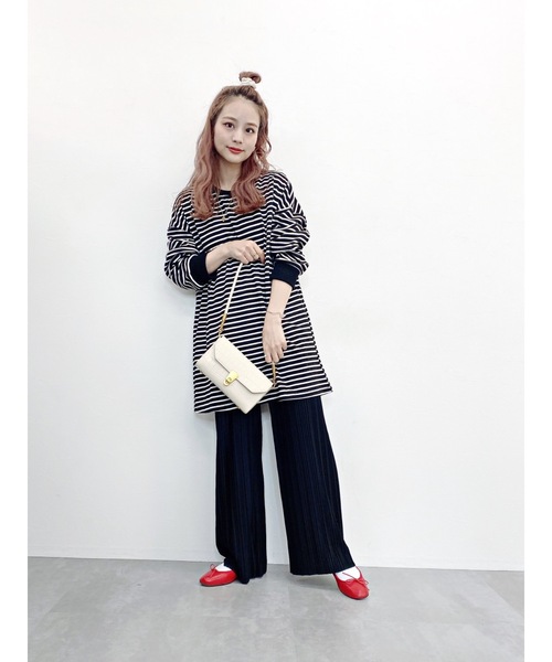 jumelle(ジュメロ)の「プリーツパンツ(その他パンツ・レディース・ブラック/グレイッシュベージュ・FREE)」の6枚目の写真