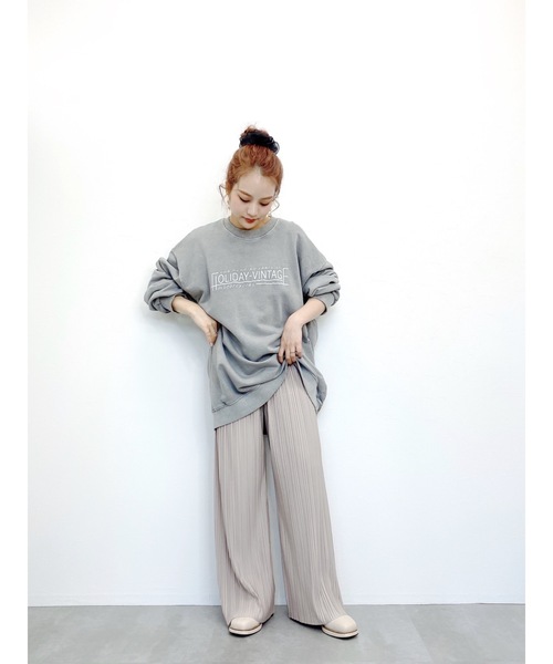 jumelle(ジュメロ)の「プリーツパンツ(その他パンツ・レディース・ブラック/グレイッシュベージュ・FREE)」の15枚目の写真