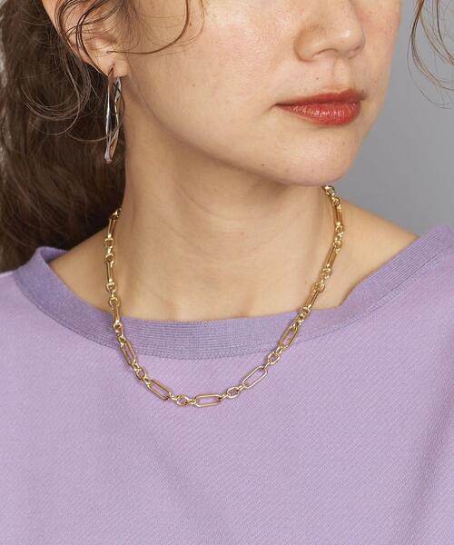 BEAUTY&YOUTH UNITED ARROWS（ビューティーアンドユースユナイテッドアローズ）の「BY メタルチェーンコンビショートネックレス（ネックレス・レディース・ゴールド・FREE）」の7枚目の写真