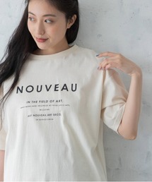 Mysa&Liina | ＦＲＯＮＴプリントＴシャツ(Tシャツ/カットソー)