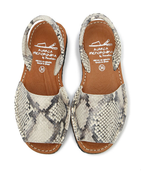 PENELOPE（ペネローペ）の「PENELOPE (ペネロペ)  メノルカサンダル（サンダル・レディース・ブラック/グレー/シルバー・38/37/36）」の5枚目の写真