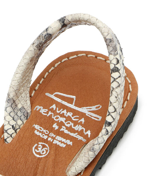 PENELOPE（ペネローペ）の「PENELOPE (ペネロペ)  メノルカサンダル（サンダル・レディース・ブラック/グレー/シルバー・38/37/36）」の9枚目の写真