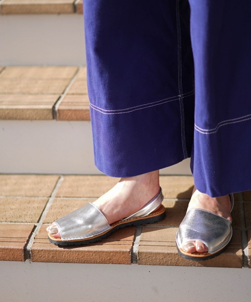 PENELOPE（ペネローペ）の「PENELOPE (ペネロペ)  メノルカサンダル（サンダル・レディース・ブラック/グレー/シルバー・38/37/36）」の3枚目の写真