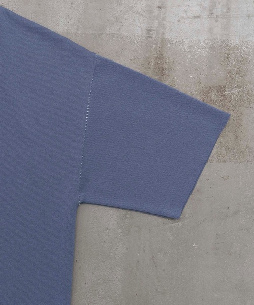 MAISON SPECIAL（メゾンスペシャル）の「《ユニセックスアイテム》エンブロイダリープライムオーバークラッシュミラノリブニットTシャツ 【MAISON SPECIAL/メゾンスペシャル】（Tシャツ/カットソー・メンズ・ブラック/ダークパープル/ラベンダー/グレイッシュベージュ・44/46）」の8枚目の写真