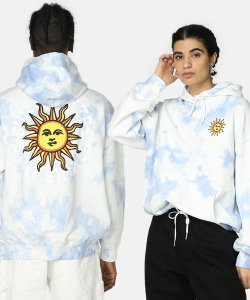 SWEET SKTBS（スウィートスケートボード）の「Hoodie Sweet Big Loose Sun Shines/Cloud  Wash（パーカー）」 - WEAR