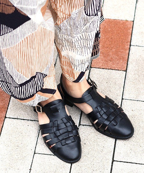 JELLY BEANS（ジェリービーンズ）の「グルカサンダル(216-30100)JELLY BEANS(ジェリービーンズ)（サンダル・レディース・アイボリー/カーキ/ブラック・M/L/S）」の3枚目の写真