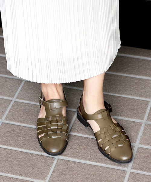 JELLY BEANS（ジェリービーンズ）の「グルカサンダル(216-30100)JELLY BEANS(ジェリービーンズ)（サンダル・レディース・アイボリー/カーキ/ブラック・M/L/S）」の6枚目の写真