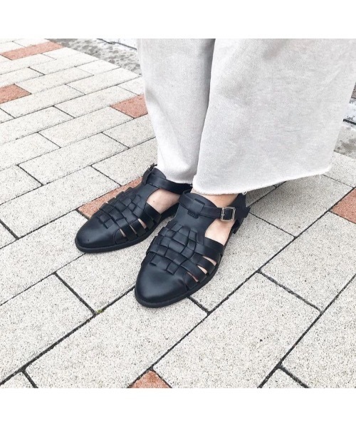 JELLY BEANS（ジェリービーンズ）の「グルカサンダル(216-30100)JELLY BEANS(ジェリービーンズ)（サンダル・レディース・アイボリー/カーキ/ブラック・M/L/S）」の4枚目の写真