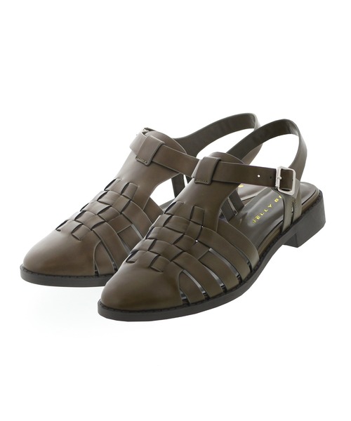 JELLY BEANS（ジェリービーンズ）の「グルカサンダル(216-30100)JELLY BEANS(ジェリービーンズ)（サンダル・レディース・アイボリー/カーキ/ブラック・M/L/S）」の12枚目の写真