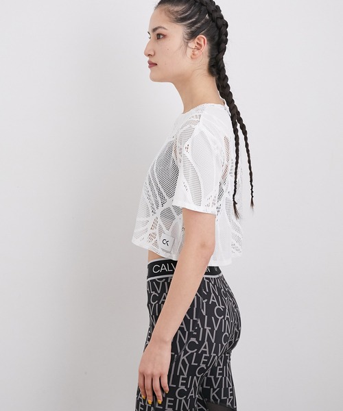 Calvin Klein PERFORMANCE（カルバンクラインパフォーマンス）の「【CK PERFORMANCE】レース クロップドT ...