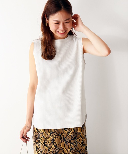 JOURNAL STANDARD relume(ジャーナルスタンダード レリューム)の「TCワッフルノースリーブ◆(Tシャツ/カットソー・レディース・ホワイト/ベージュ/ネイビー/グレー/ブラック・FREE)」の19枚目の写真