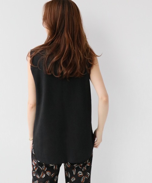 JOURNAL STANDARD relume(ジャーナルスタンダード レリューム)の「TCワッフルノースリーブ◆(Tシャツ/カットソー・レディース・ホワイト/ベージュ/ネイビー/グレー/ブラック・FREE)」の12枚目の写真